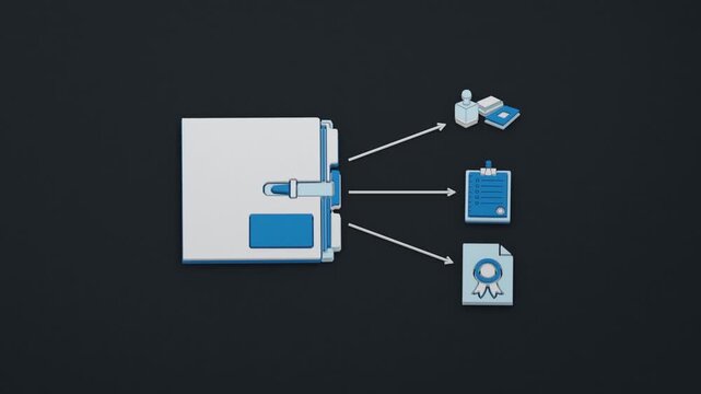Satisfying escrow covenants produces documented compliance, lien discharge and holdback payment at closing. Flat 3D style.