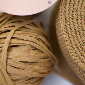 close up of straw hat