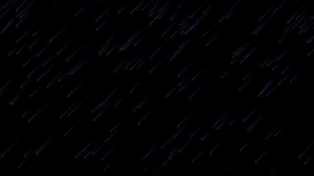 An immersive interactive digital particle flow canvas featuring true 100% fullscreen dimensions, solid black background, optimized 60FPS render loop, highly luminous purple-to-blue shooting stars unif