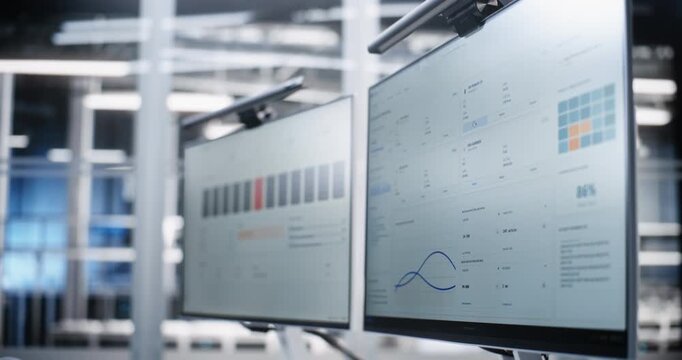 Server Monitoring Dashboards Display Live Infrastructure Metrics as DDoS Attack Detected Alert Appears, Illustrating Cybersecurity Threats, Network Security, Data Center Protection, Incident Response.