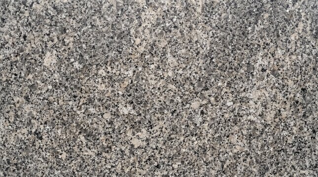 Grey granite stone texture background with natural speckled mineral pattern