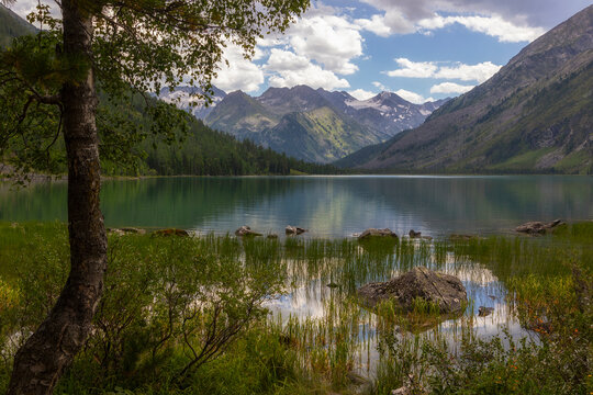 Srednee Multinskoye Lake, Altai Republic, Russia