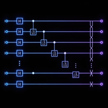 Quantum Fourier Transform Circuit Fourier Basis