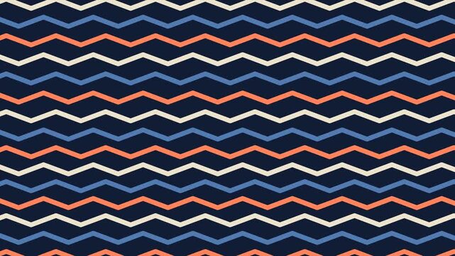 Multicolor Chevron Stripe Motion Background