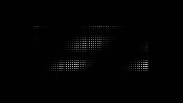Diagonal Flowing Dashed Line Pattern