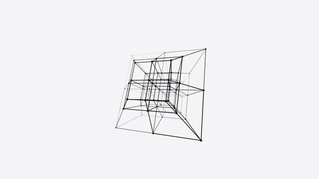Spinning Polyhedral Mesh Frame