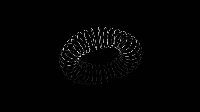 Rotating Geometric Torus Mesh