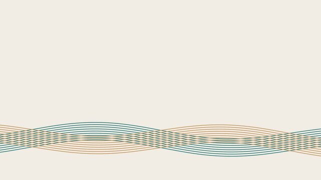 Teal and Gold Sinusoidal Waveform Texture