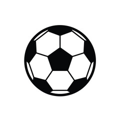 Naklejka premium Soccer ball vector icon isolated on white background for football tournament and sports competition concept