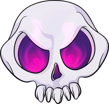 Glowing Skull