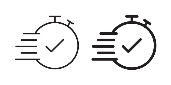 quick response icon flat outline in black