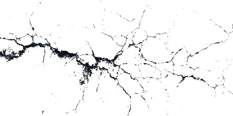 Fototapeta premium Abstract grunge black cracked texture. vintage old scratch damaged wall background design.