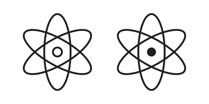 Fusion icon flat outline in black