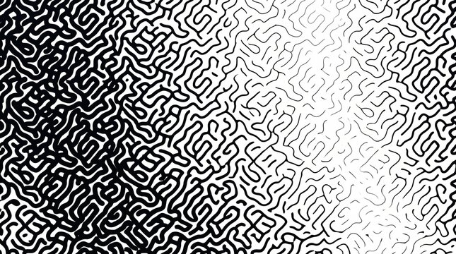 Monochrome Turing Pattern Abstract Texture