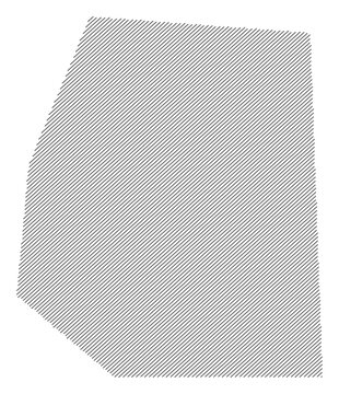 Vatican City map with diagonal stripes in gray vector illustration