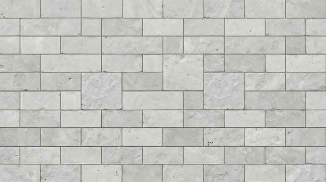 white marble brick wall background texture