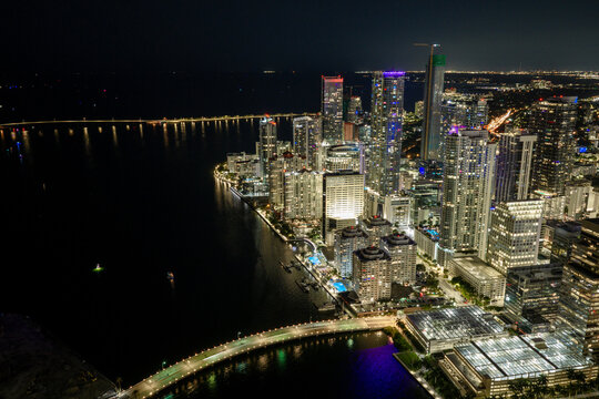 Miami aerial brickell on the bay 2026