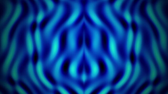 Abstract blue wavy background with soft light and shadow effects vector illustration, editable stroke