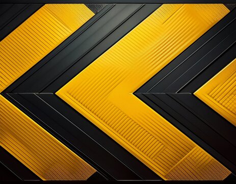 yellow black chevron arrow direction stripe warning sign design for traffic safety navigation road marking and hazard guidance