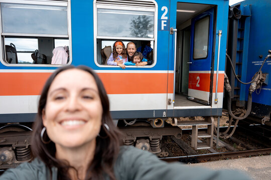 Family Train Journey with Happy Memories. Sri Lanka