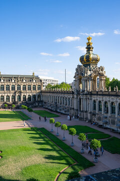 Dresden Germany Zwinger Palace (Der Dresdner Zwinger) Art Gallery of Dresden, Saxony, Germany