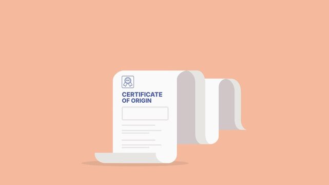 Certificate of origin