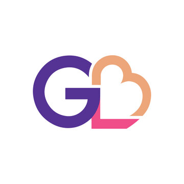 GBL Initial Letter Logo &ndash; Abstract Geometric Monogram Vector