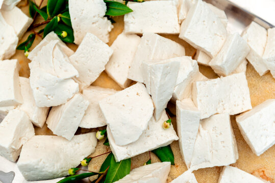 Formaggio fresco con latte di capra, Cibo Italiano 