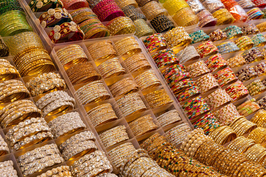 Indian Bangles in a Hyderbad Bazaar
