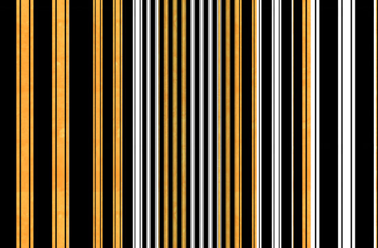 Abstract Gold And Black Barcode Stripes Pattern With Horizontal And Vertical Lines