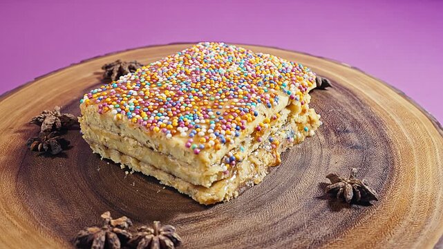 Traditional Peruvian Turron de Do&ntilde;a Pepa Dessert.