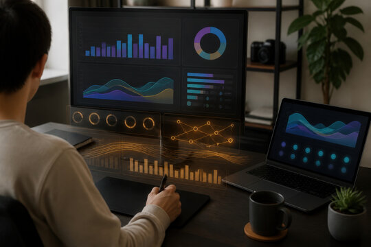 Creator Income Dashboard for Digital Content Revenue and Monetization