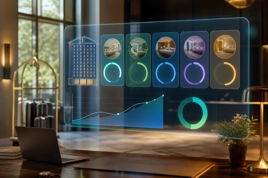 Clean Hospitality Occupancy Dashboard for Hotel Revenue and Capacity