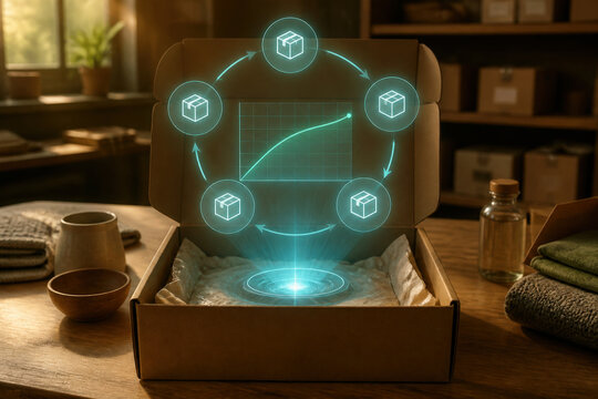 Subscription Box Hologram for Recurring Ecommerce and Customer Retention