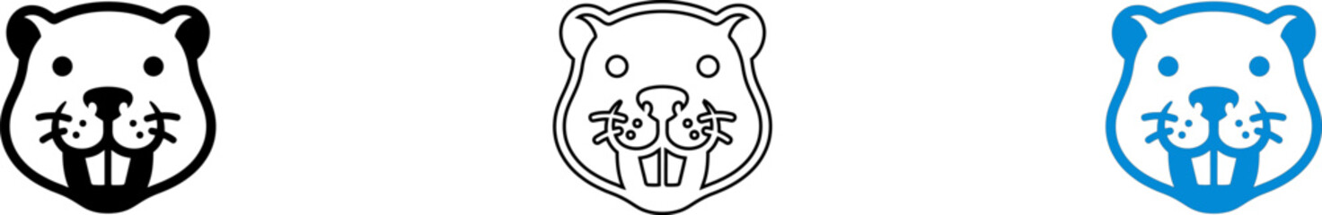Cartoon polar bear cubs with fish icons in playful style isolated on transparent background, Vector © Riyadkingline