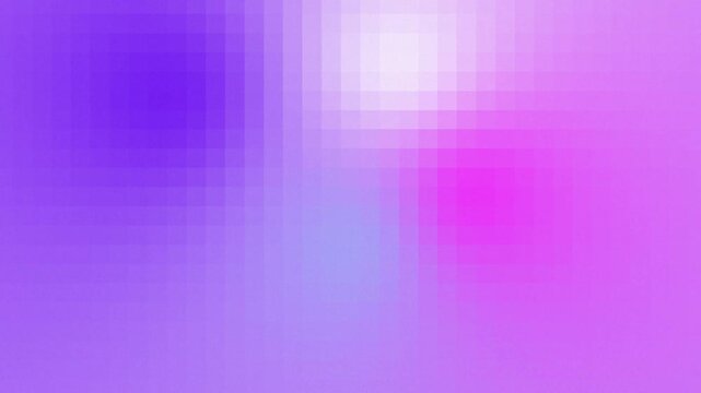 Abstract Pixelated Grainy Gradient Motion Loop with Purple Pink Glowing Background