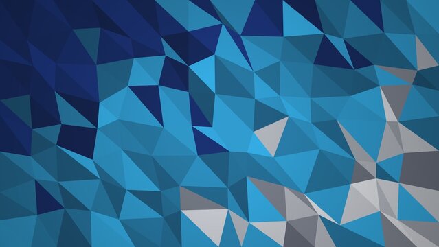 Abstract background, with blue and, gray triangular polygons, geometric of a, low poly surface, with sharp angular facets