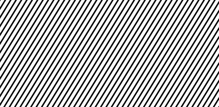 Black diagonal line pattern background on transparent background, PNG
