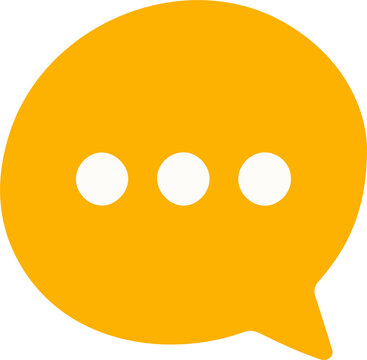 Yellow Speech Bubble