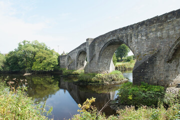 Fototapeta premium View of the Old Sterling Bridge, in Stirling Scotland