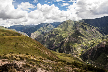 Fototapeta premium mountain landscape with clouds