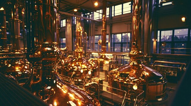 Golden Ale Distillation: A Glimpse into the Brewing Process