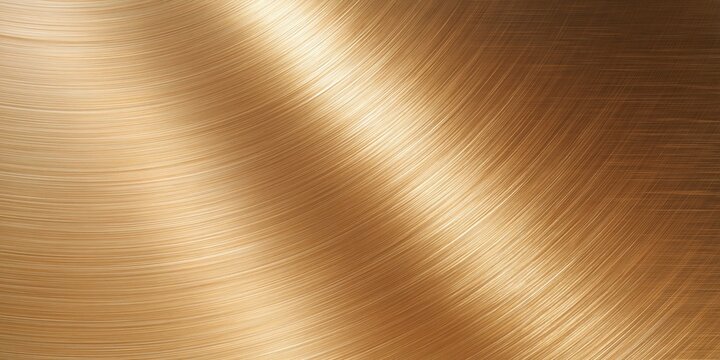 Burnished brass texture with circular grinding pattern and warm golden tones
