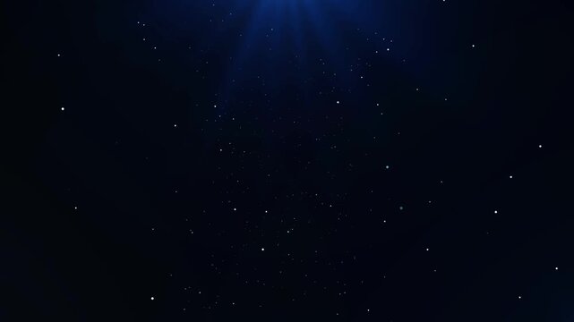 Waterfalls of blue glitter light trail spiral shimmering light motion background, elegant fantasy overlay effect on transparent, stars sequins sparks and glittering glow foil background, 4K