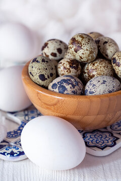 Fresh Quail and Chicken Eggs.