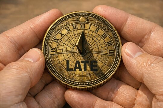 Close-up of a person holding a clock, useful for illustrating time-related concepts or as a symbol of punctuality