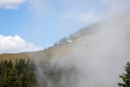 Swiss landscape near Verbier