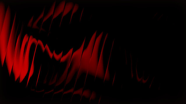Red Glow Wave Dark Abstract Background