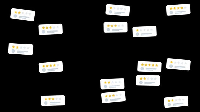 Customer Reviews and Star Rating Social Proof Animation