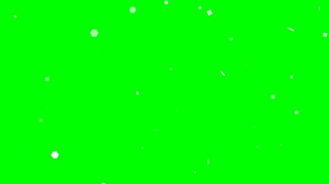 Immersive close-up snowfall overlay featuring large foreground snowflakes falling rapidly in front of the camera with slower background snow particles creating a natural depth and parallax effect. Sea